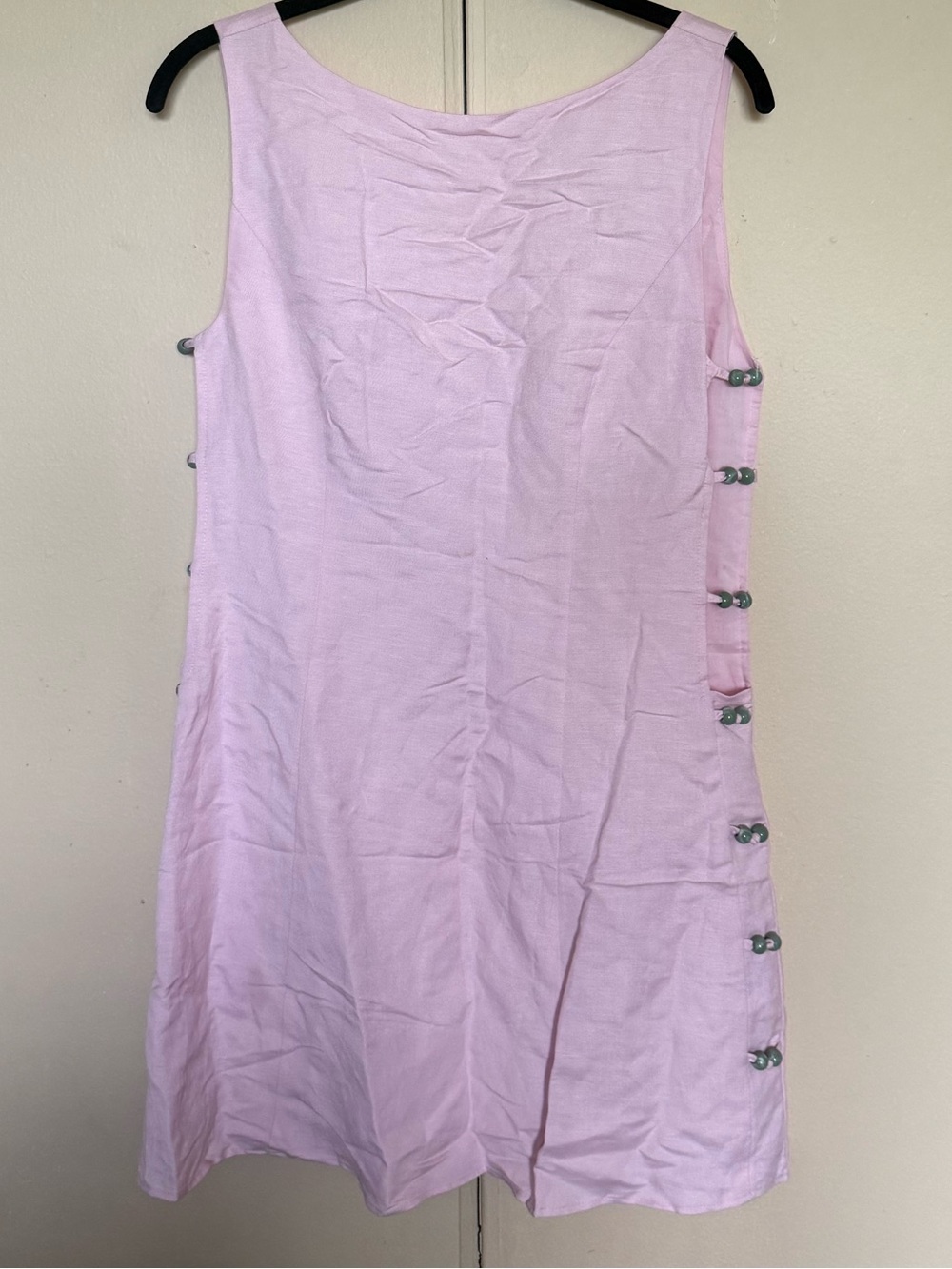 Pink Sleeveless Mini Dress - Picture 11 of 11